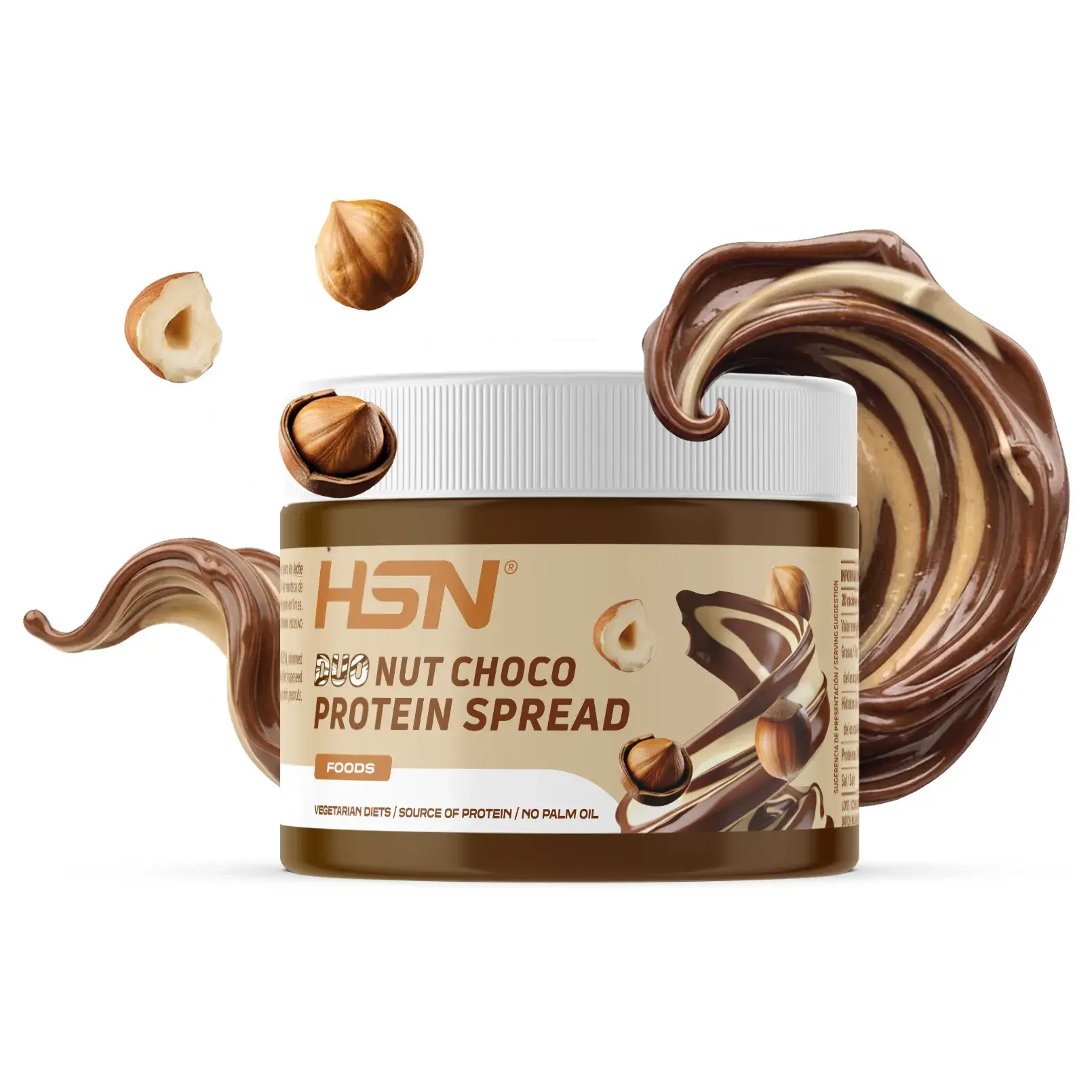 Crema hiperproteica duo de cacao y avellanas