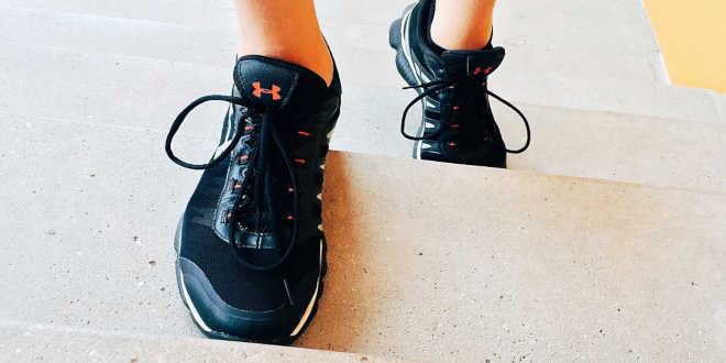 Treppensteigen aerobe Übungen