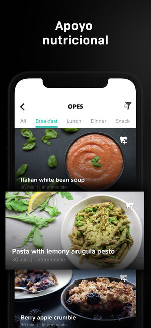 App de apoyo nutricional