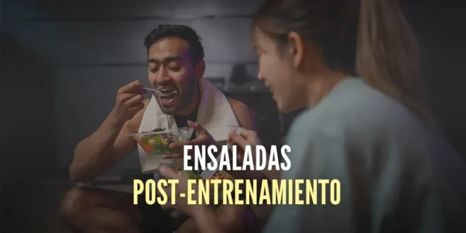Receta de ensaladas fit post entrenamiento Receta de ensaladas fit post entrenamiento