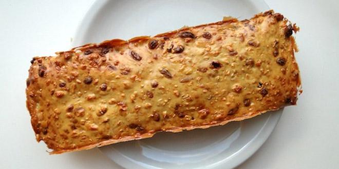 Barritas de proteína con palomitas y bayas de Goji