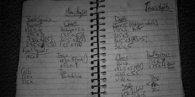 Anotar las marcas de los levantamientos