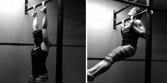 Dominadas con toalla para mejorar el agarre