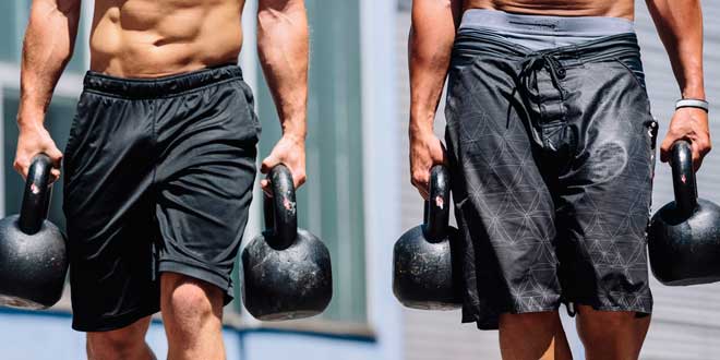 Marche du fermier avec kettlebells