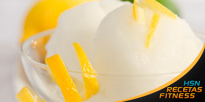 Receta Sorbete de Limón Fit Receta Sorbete de Limón Fit