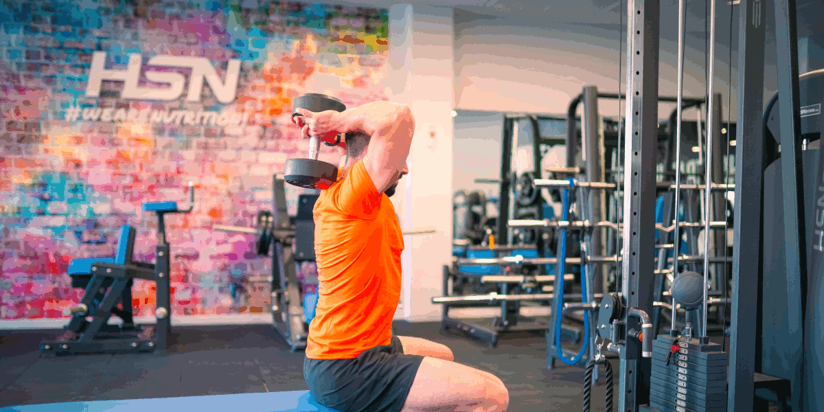 Extensión de Tríceps por Encima de la Cabeza