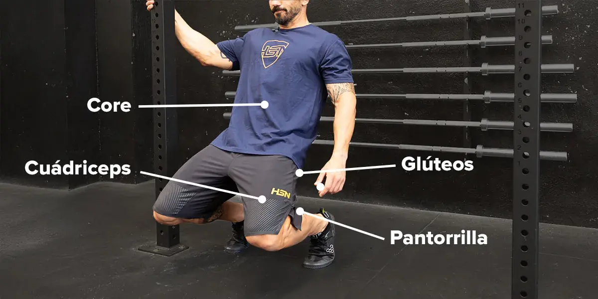 Músculos implicados en la sentadilla sissy