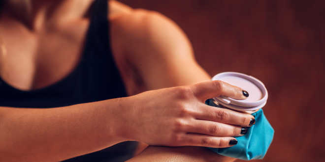 Lesión codo hielo Lesión codo hielo