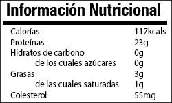 Ternera Info Nutricional