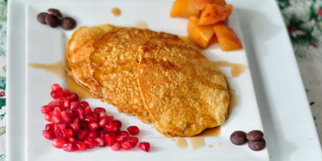 Pancake de Quinoa y Avena Pancake de Quinoa y Avena