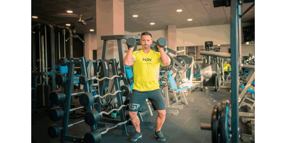 Push Press con mancuernas