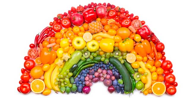 Colores de Frutas y Verduras