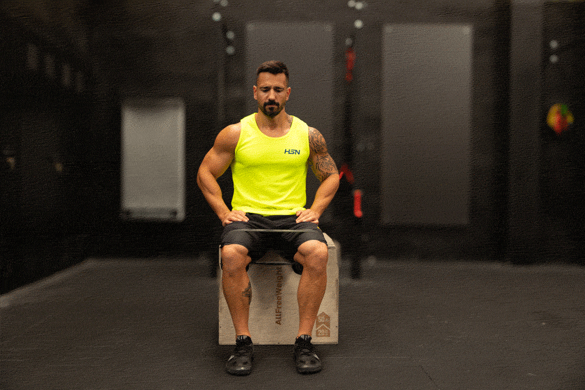 Hüftabduktion mit Band