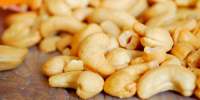 Anacardo y contenido de Zinc