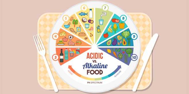 Diagrama Alimentos Alcalinos Vs Ácidos