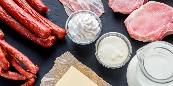 Exemples de graisses saturées