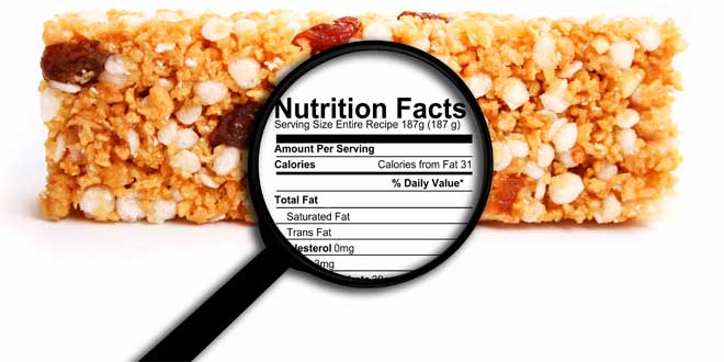 Lire l’étiquette nutritionnelle