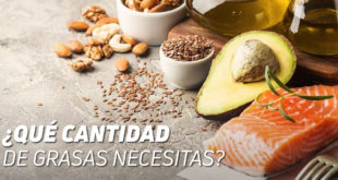 Cantidad de grasas