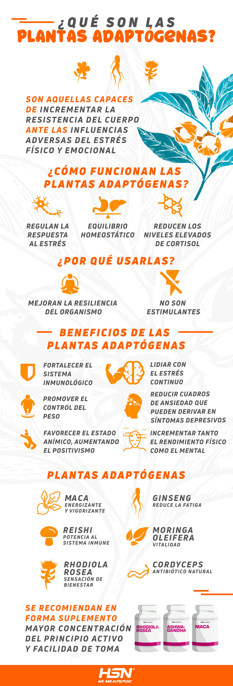 Plantas adaptógenas