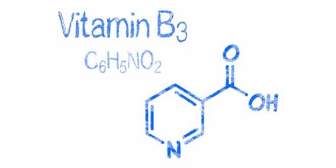 Vitamina B3 struttura molecolare