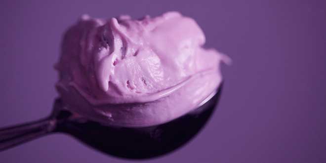 Helados con goma xantana