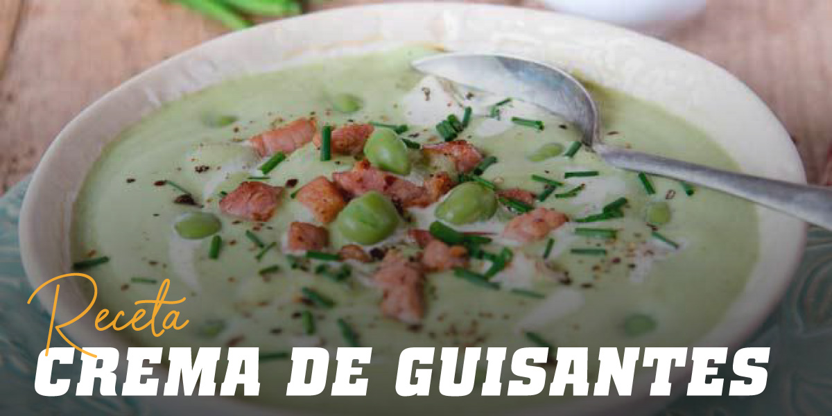 Crema de Guisantes con Pavo