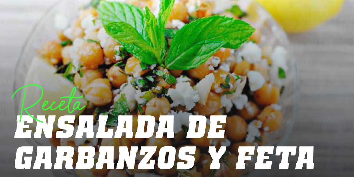Receta de Ensalada de Garbanzos con Queso Feta HSN