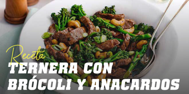 Ternera con Brócoli y Anacardos