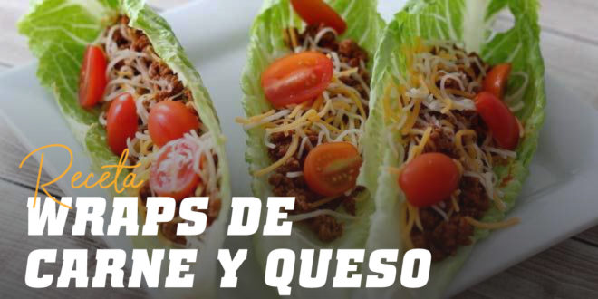 Wraps Rellenos de Carne y Queso