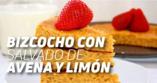 Bizcocho con salvado de avena y limón