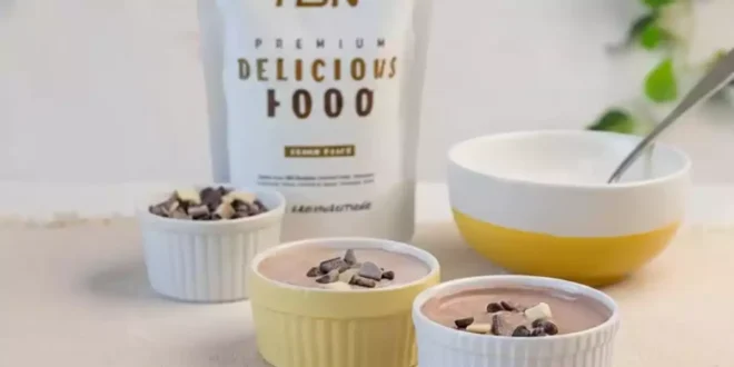 Yogur griego cremoso con chocolate y alto en proteínas