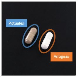 cápsulas transparentes