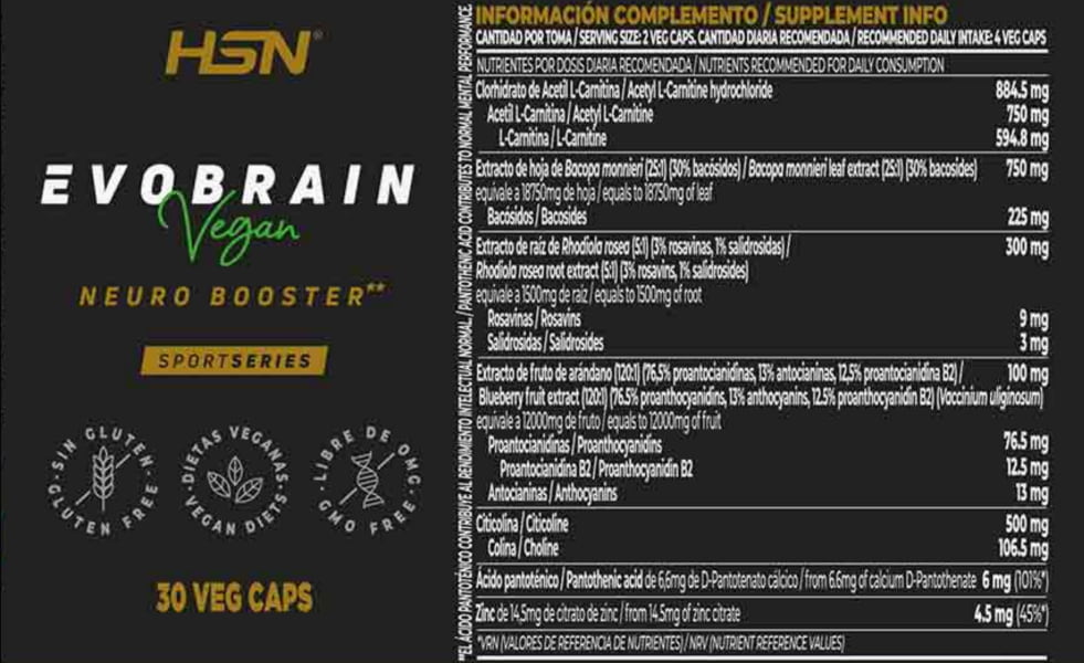 Etiqueta Evobrain Etiqueta Evobrain