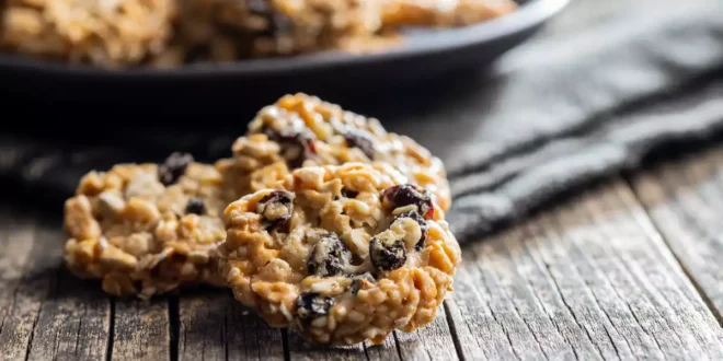 Galletas de Quinoa y Avena con Pasas