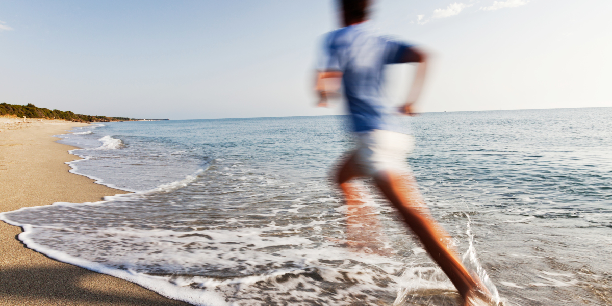 Correr por la playa, entrenamiento HSN Correr por la playa, entrenamiento HSN