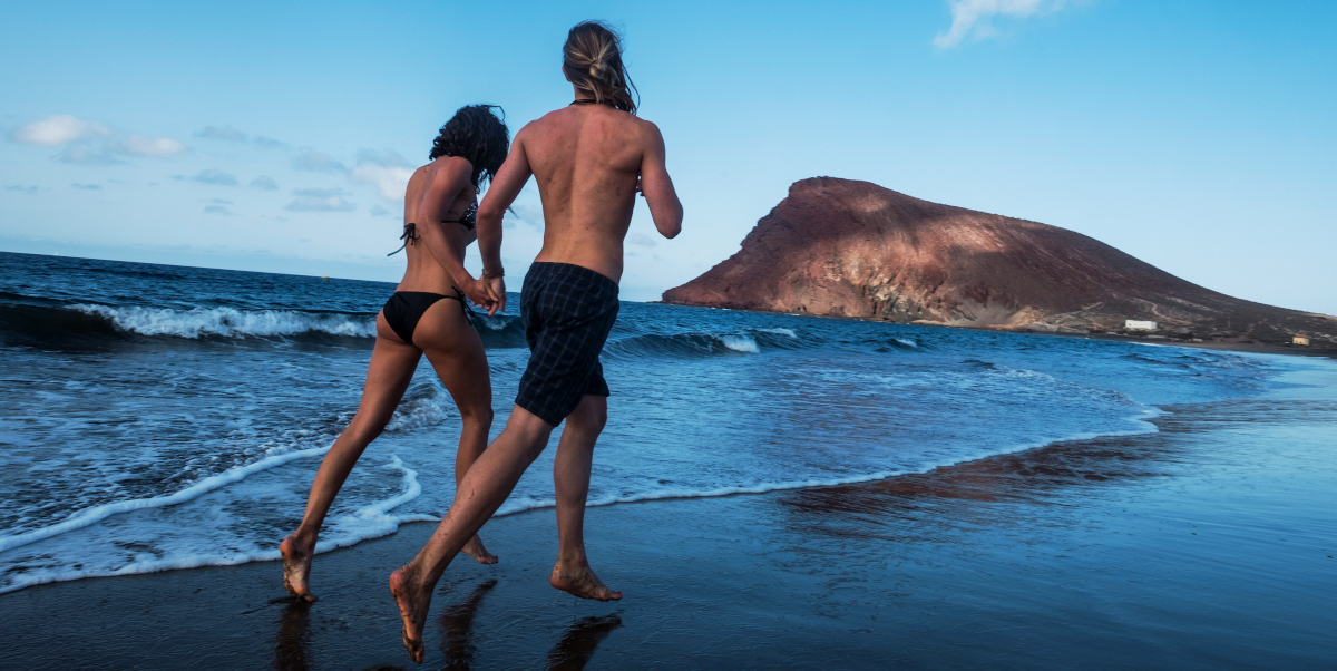 Gastar más calorías correr por la playa Gastar más calorías correr por la playa