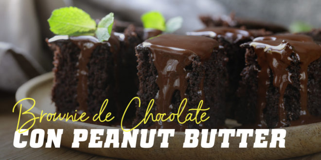 Brownie de Chocolate con Peanut Butter Brownie de Chocolate con Peanut Butter