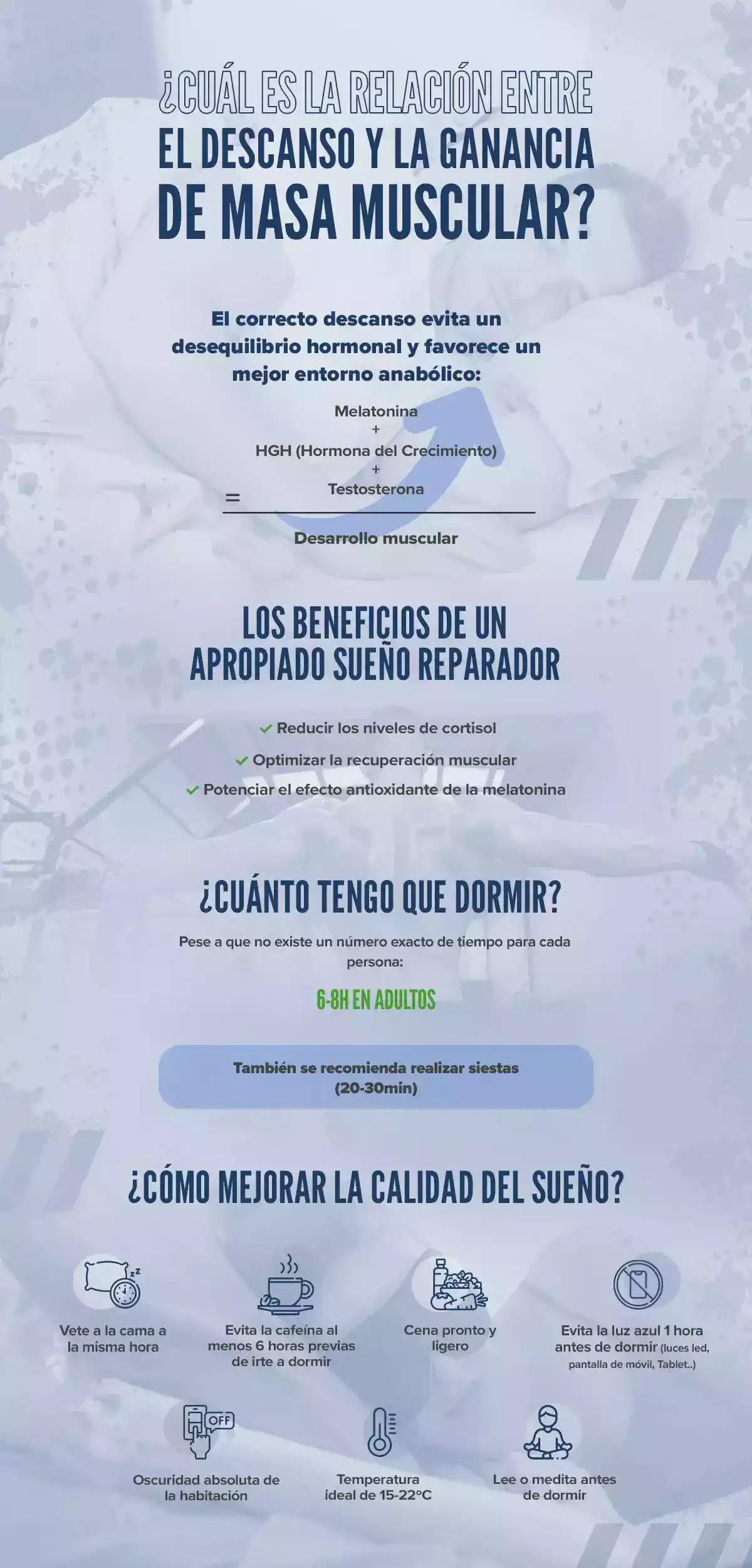 Descanso y Ganar Masa Muscular