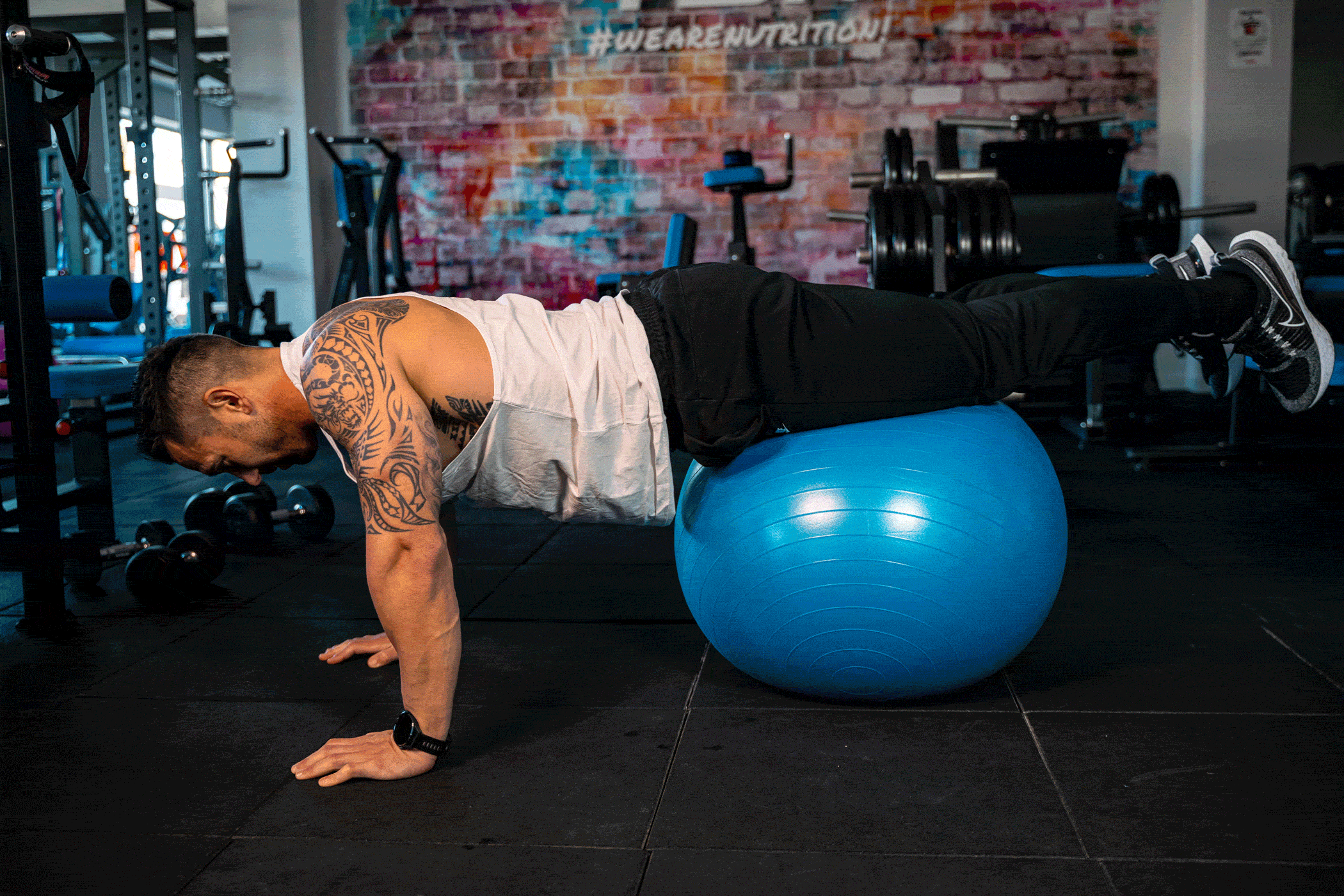 Ball Push Up (Pies arriba) Ball Push Up (Pies arriba)