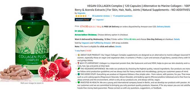 Collagène sans collagène Collagène sans collagène