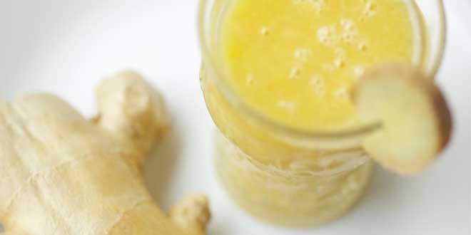 Smoothie de Plátano y Jengibre