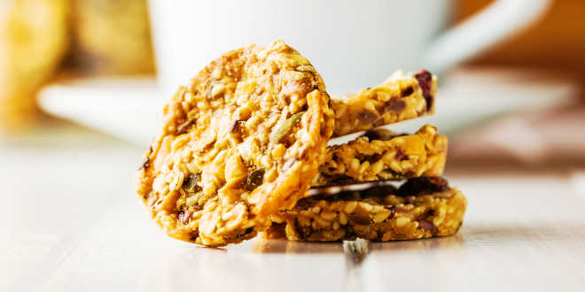 galleta con fruta de monje