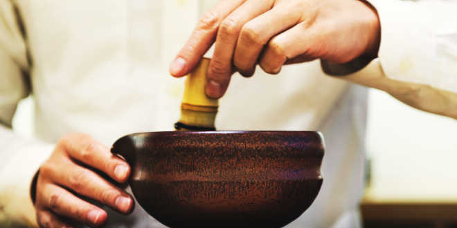 Preparación de Té Matcha