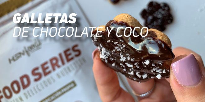 Galletas de Chocolate y Coco Saludables