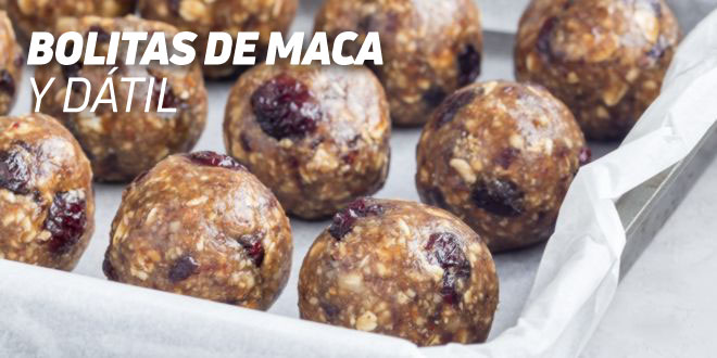Bolitas de Maca y Dátil Bolitas de Maca y Dátil