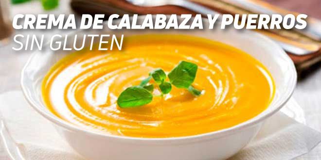 Crema de Calabaza y Puerros Sin Gluten Crema de Calabaza y Puerros Sin Gluten