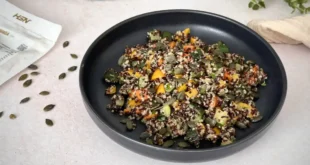 Ensalada de quinoa tricolor sin gluten