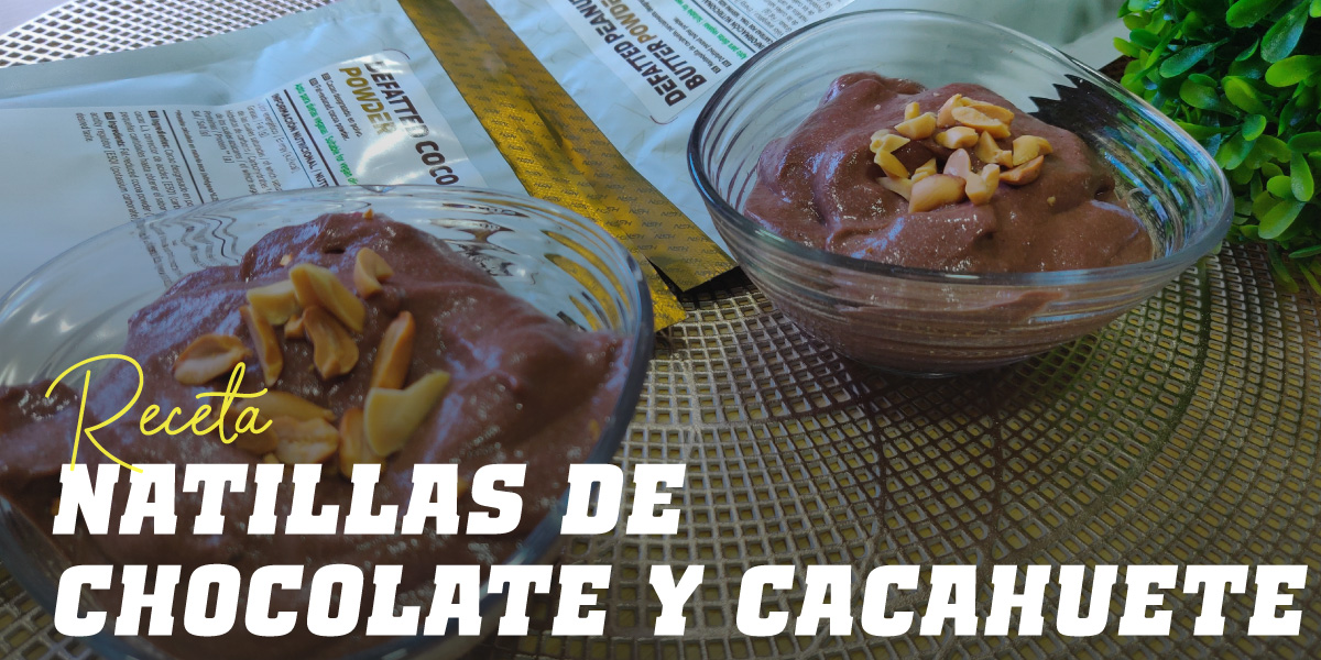 Natillas de Chocolate y Cacahuete