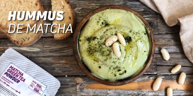 Hummus de Matcha