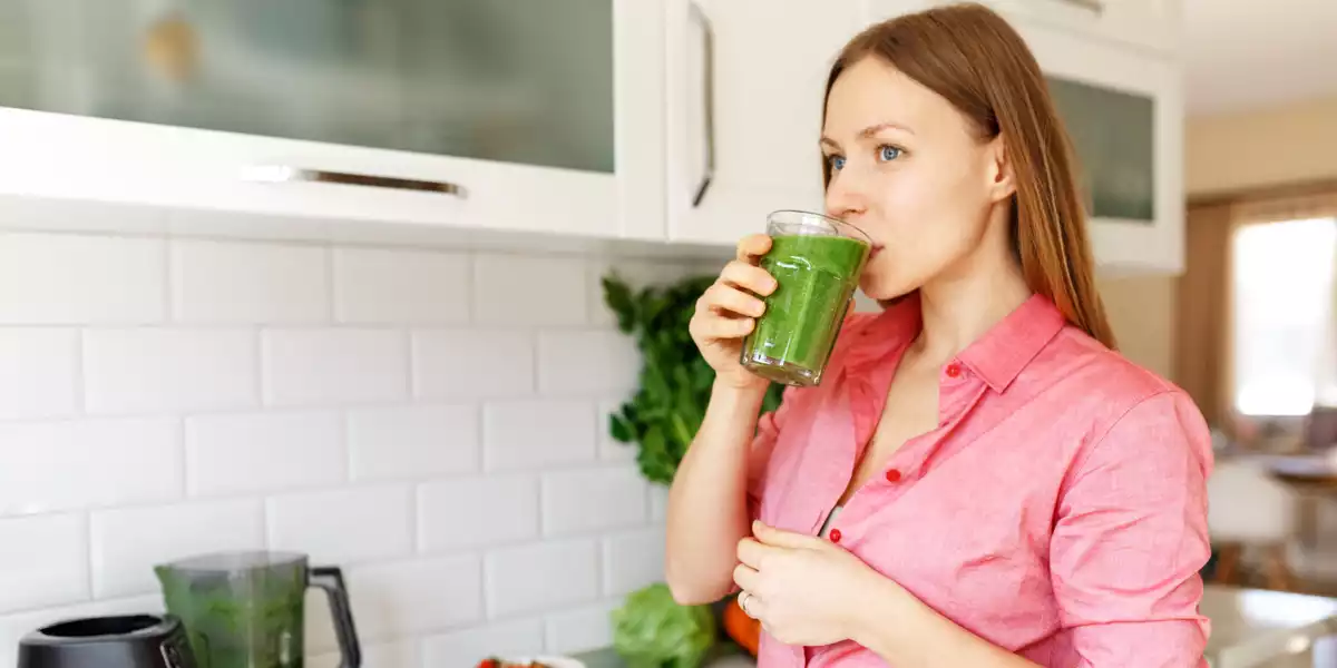 Smoothie di erba di grano